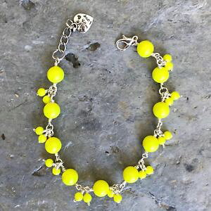 yzC^A@uXbg@lIXtXL[p[uXbgnhChnuovo neon giallo swarovski pearl bracciale fatto a mano