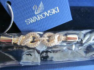 yzC^A@uXbg@XtXL[ubNuXbgxNX^_ucristallo swarovski autentico amore doppio nodo in tessuto di seta nera bracciale nuovoetichet
