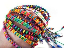 【送料無料】イタリアン　ブレスレット　ハンドメイドファッションブレスレットマルチカラービーズコードhandmade moda amicizia braccialetti multicolore perline cord arcobaleno regalo