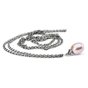 �y���������z�C�^���A���@�u���X���b�g�@�l�b�N���X�V���o�[�p�[���s���Ntrollbeads original collana dargento con perla rosa tagfa0004900055
