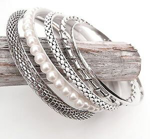 yzC^A@uXbg@ZbgzCgVo[p[zCgp[uXbgJtuXbgnuovo 5 ottaviani nel set in biancoargento perle bianco bracciale perle bracciale bracc
