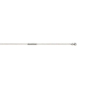 �y���������z�C�^���A���@�u���X���b�g�@�u���X���b�g�A���W�F���g�u�[��bracelet argent 925 femme maille fort 1mm perles boules 3mm