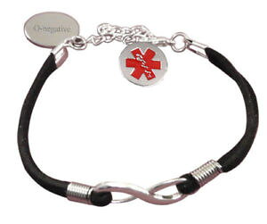 yzC^A@uXbg@JX^A[gJtJ[gpersonalizzati inciso medic alert infinity bracciale astuccio medx11