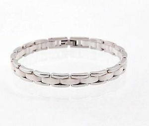 yzC^A@uXbg@uXbg`F[Z~bNzCgAvbracciale a catena ceramica uomo donna bianco amp; argento