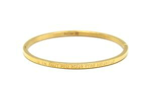 yzC^A@uXbg@uXbgtBbZ[Wbc2864f bracelet jonc fin acier dor avec message il en faut peu pour etre