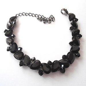 【送料無料】イタリアン ブレスレット カフビンテージシルバーオニキスブラックbracciale donna vintage c argento brunito anticato con onice nero 160 m