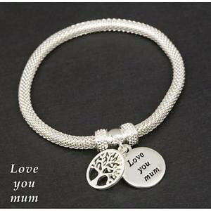 �y���������z�C�^���A���@�u���X���b�g�@�c���[�J�tmamma regalo albero della vita sentimento bracciale 64843