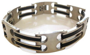 yzC^A@uXbg@uXbgt@bVX`[SXeXbracciale moda acciaio e caucciu stainless steel uomo mod n10