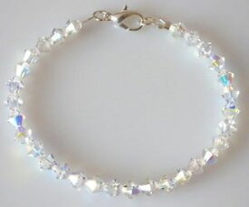 【送料無料】イタリアン　ブレスレット　スワロフスキークリスタルブレスレットボックスfatto a mano stupendo autentico cristallo swarovski braccialeviene fornito nella casella bellissimo