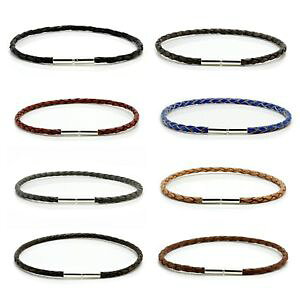 yzC^A@uXbg@XU[X^[OcCXg3mm slim in pelle intrecciata braccialevera pelleargento sterling chiusura twist