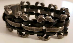 �y���������z�C�^���A���@�u���X���b�g�@�X�e�����X�X�`�[���u���X���b�gcuoio bracciale in acciaio inox uomini opaco 24 mm intrecciati filango csa442 21,5 cm lungmax