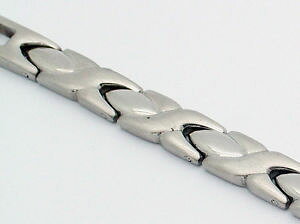 �y���������z�C�^���A���@�u���X���b�g�@�X�e�����X�X�`�[���c�C�X�g�����N�u���X���b�gtwist link bracciale in acciaio inox b3