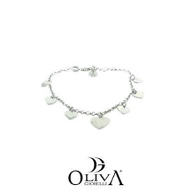 【送料無料】イタリアン　ブレスレット　ブレスレットシルバーハートファッションbracciali donna argento 925 cuore fashion vip