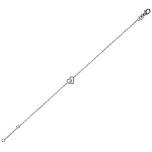 �y���������z�C�^���A���@�u���X���b�g�@�u���X���b�g�A���W�F���g�N�[��bracelet argent 925 rhodi chaine maille fort 08mm coeur 8mm