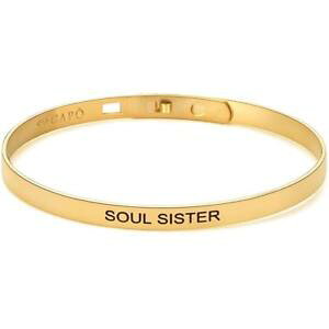 �y���������z�C�^���A���@�u���X���b�g�@�J�t�J���[�S�[���hbracciale donna sagap rigido colore oro
