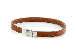 yzC^A@uXbg@JtibpU[IWitbgX^[OVo[CguEbracciale da uomoflat in pelle nappa originalechiusura argento sterling 925marrone chiar