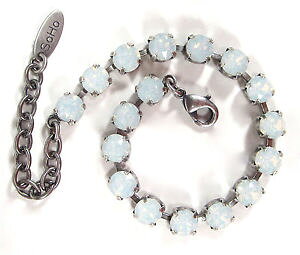 yzC^A@uXbg@uXbgNX^zCgIp[zCgsoho bracciale cristalli lucidata 6mm ss29 crystal white opal bianco sposa