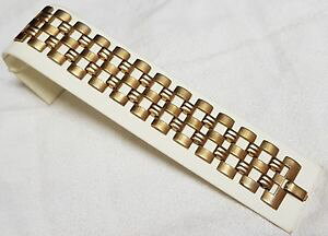 �y���������z�C�^���A���@�u���X���b�g�@�u���X���b�g�r���e�[�Wmancien bijou bracelet mtal dor ou plaqu or ajour vintage 150m