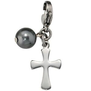 yzC^A@uXbg@Jty_gy_gNXp[Vo[bracciale ciondolo charm ciondolo croce perla argento 925