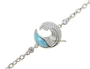yzC^A@uXbg@\bhVo[nCA{[I[VuXbgargento massiccio 925 vere naturali larimar hawaiano ocean ondulato bracciale