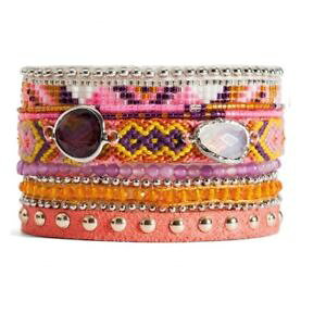 �y���������z�C�^���A���@�u���X���b�g�@�u���X���b�g�}���`�R���N�V����bracelet multiliens *hipanema* collection capucine taille l 19cm