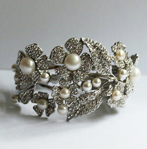 yzC^A@uXbg@og[EB\NX^p[t[wJtuXbgbutler and wilson cristallo perla fiore polsino bracciale braccialetto matrimonio nuovo pr