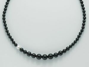 �y���������z�C�^���A���@�u���X���b�g�@�����O�l�b�N���X�V���o�[�p�[���u���b�N�A�[�X�I�j�b�N�X�u���b�N�S�[���hcollana lunga donna miluna pcl4658v argento perle terra nera onice nero oro