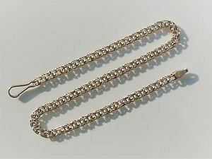 �y���������z�C�^���A���@�u���X���b�g�@�{�[�u���X���b�g�hlgbeau bracelet de cheville ancien en or jaune 14k 5851000 lg 22,7cm 5,09gr