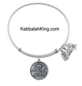 �y���������z�C�^���A���@�u���X���b�g�@�y���_���g�V���o�[�u���X���b�g�u���X���b�g���C�hwind amp; fire maid of honor ciondolo argento braccialetto allungabile bracciale