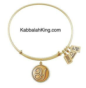 yzC^A@uXbg@y_gS[huXbguXbgwind amp; fire scritta iniziale y ciondolo oro braccialetto allungabile bracciale