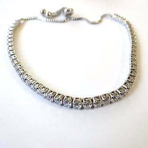 yzC^A@uXbg@ejXuXbgVo[J[zCgbracciale tennis uomo donna colore argento zirconi bianchi 3 mm 13 26 cm 76 r