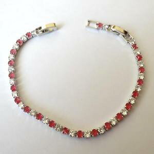 yzC^A@uXbg@ejXuXbgJ[Vo[bhr[zCgbracciale tennis donna colore argento rubini rossi zirconi bianchi 17 19 cm 5 l