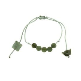 【送料無料】イタリアン　ブレスレット　ブレスレットプレートヒスイkanikan bracelet 5 perles plates jade vert bijou artisanal
