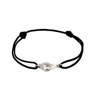 �y���������z�C�^���A���@�u���X���b�g�@�u���X���b�g�A���W�F���g�V�����R���h��bracelet menottes en argent 925 sur cordon