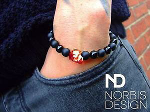 yzC^A@uXbg@IjbNXubN}bgXJXtXL[C`uXbguomini nero onyxmatt teschio braccialetto con cristalli swarovski 78 pollici con elastico