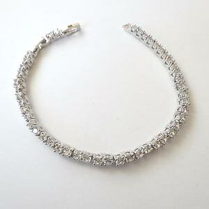 yzC^A@uXbg@ejXuXbgVo[J[zCgbracciale tennis uomo donna colore argento zirconi bianchi 17,5 20 cm 214 p