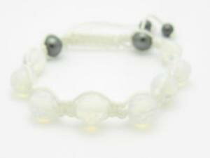 yzC^A@uXbg@zCgNX^r[YuXbgshamballa design macram bianco cristallo ab perlina accatastabile bracciale