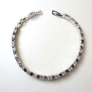yzC^A@uXbg@ejXuXbgVo[AWXgzCgbracciale tennis donna colore argento ametista zirconi bianchi 17,5 20 cm 9 p