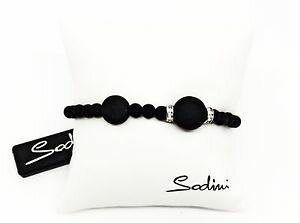 yzC^A@uXbg@gXJ[iA[gsodini bracciale elastico di perle nere opache con strass art 780196p donn