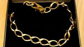 【送料無料】メンズブレスレット　ブレスレットリンクbracelet 9ct gold vintage chunky link curb heavy quality 2660 gms outstanding