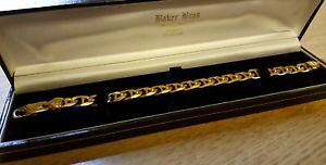 �y���������z�����Y�u���X���b�g�@�S�[���h�u���X���b�g�O���� listingsolid gold bracelet 9ct 26 grams 205cm