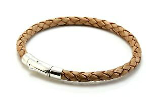 �y���������z�����Y�u���X���b�g�@�g���K�[mens�u���X���b�g925�X�^�[�����Omens leather bracelet925 sterling silver triggergenuine leathernatural tan