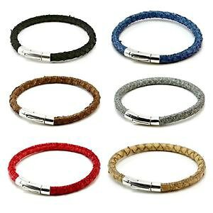 �y���������z�����Y�u���X���b�g�@mens���U�[�u���X���b�g�T�P���U�[�X�^�[�����Omens leather braceletgenuine salmon leathersterling silver claspgift for him