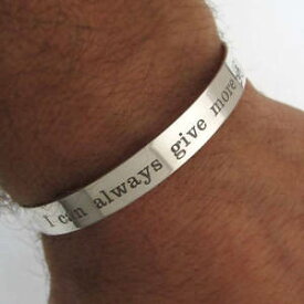 【送料無料】メンズブレスレット　クールmesスターリングブレスレット スポーツマンpersonalized sterling silver bracelet for men cool mes gift sportsman gifts