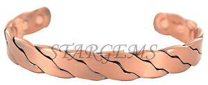 �y���������z�����Y�u���X���b�g�@�����Y�o�C�I�q�[�����O�u���X���b�gmens bio healing copper magnetic therapy bracelet arthritis pain relief
