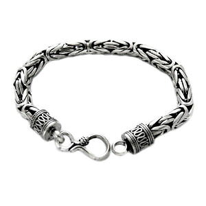 yzYuXbg@Y^C\bhVo[uXbgwr[ mens 80 genuine 5mm thai solid silver bracelet x heavy 29g stamped 925