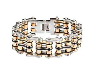 yzYuXbg@ChoCN`F[XeXX`[NuXbgN[1 wide gents cool heavy bike chain stainless steel link bracelet