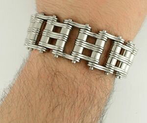 yzYuXbg@_uNXeXoCN`F[uXbgI[goC95 unique double link design stainless steel bike chain bracelet motorcycle