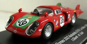 yz͌^ԁ@X|[cJ[@fXP[g^At@I}fJ[top model 143 scale tmc246 alfa romeo 332 le mans 1968 39 resin model car
