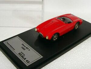 �y���������z�͌^�ԁ@�X�|�[�c�J�[�@�I���W�i���~�j�A�`���A�X�J��original miniatures 143 built by scala 43osca mt 4 street red 1953 top